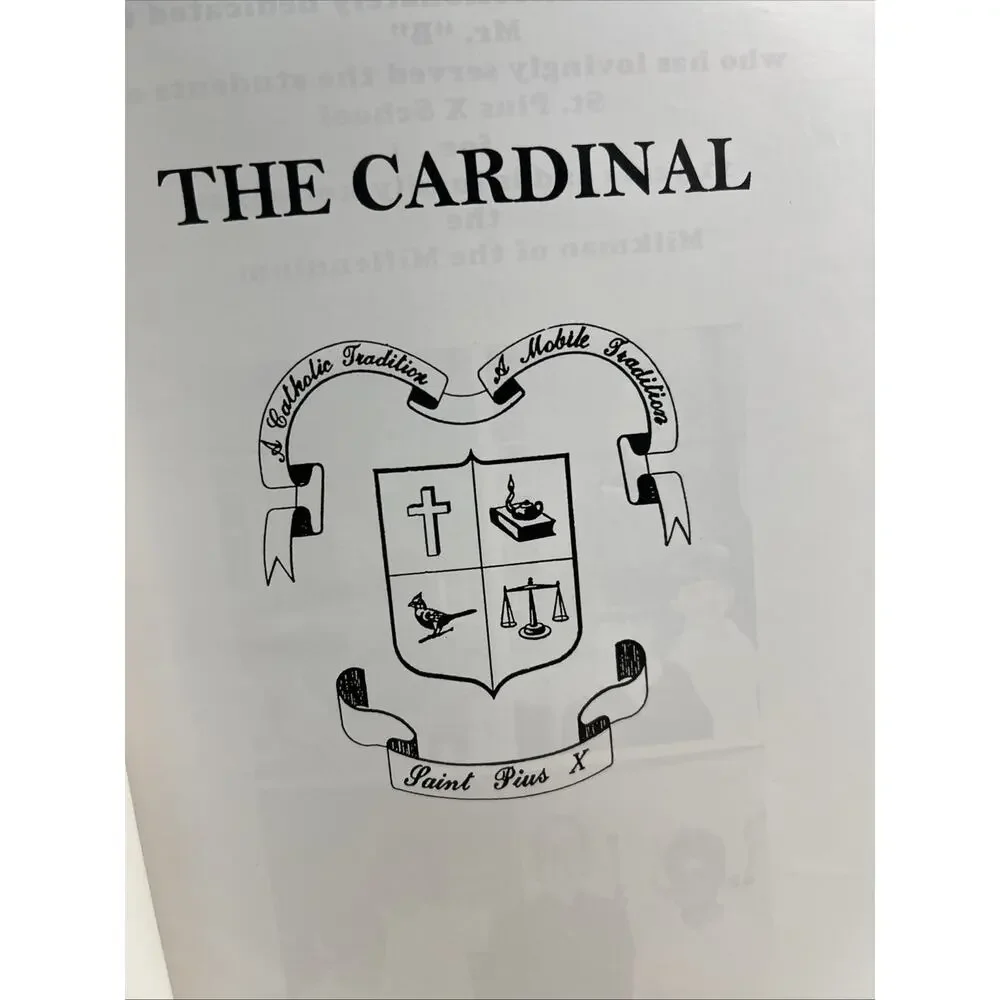 Saint Pius X Catholic School Yearbook 2000 Cardinal Mobile Alabama